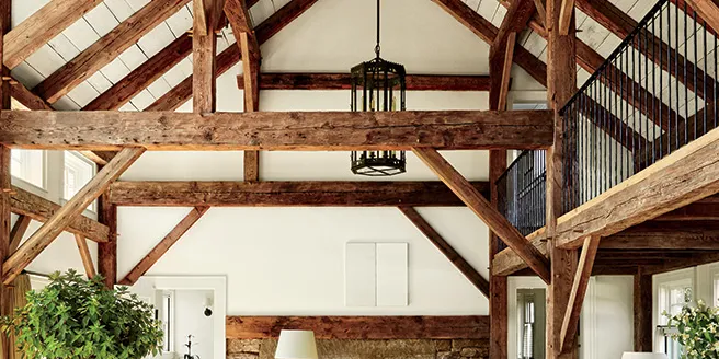 Farmhouse Element - Rustic Wood Beams